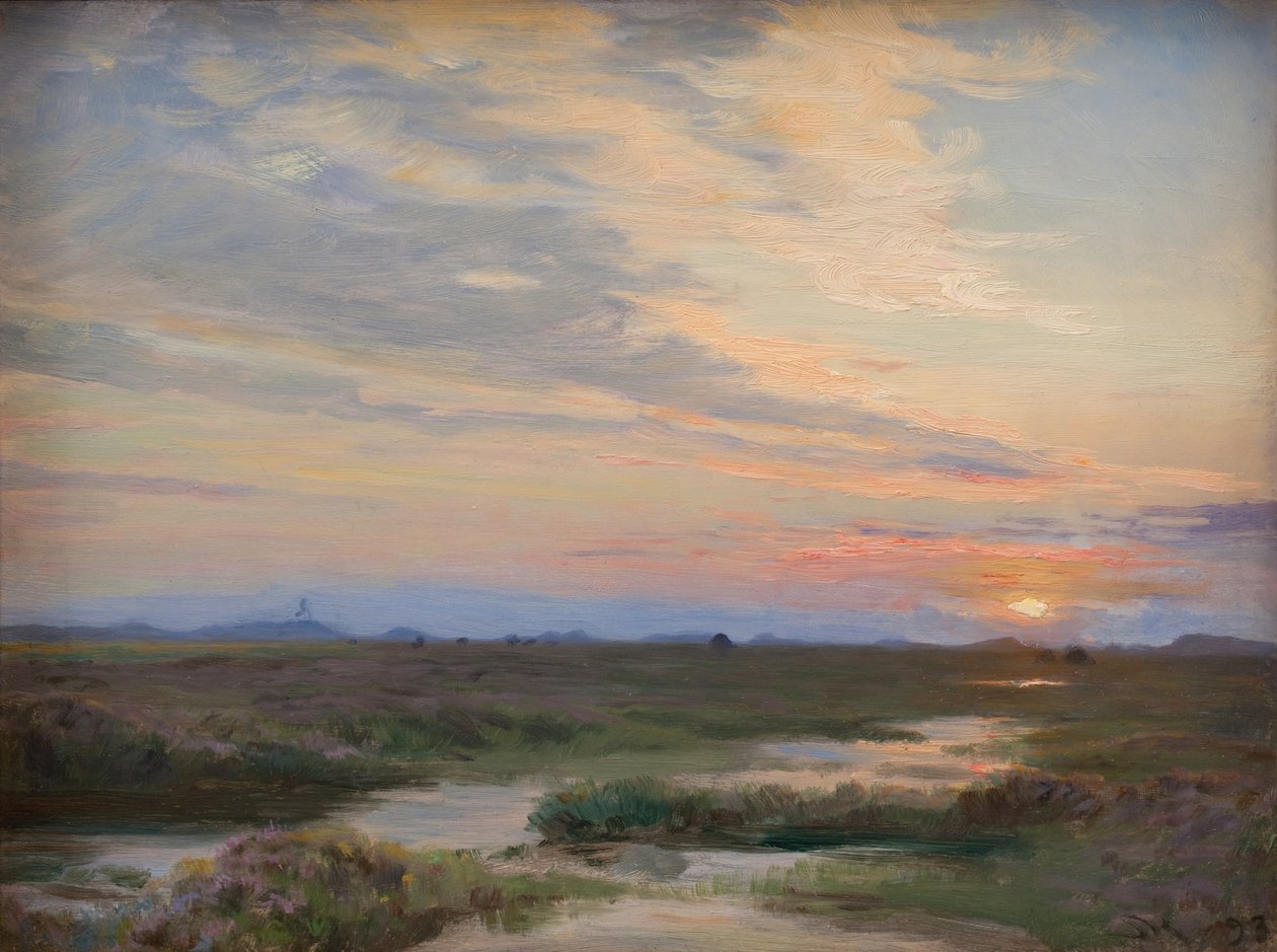Avond in Skagen door Peder Severin Krøyer