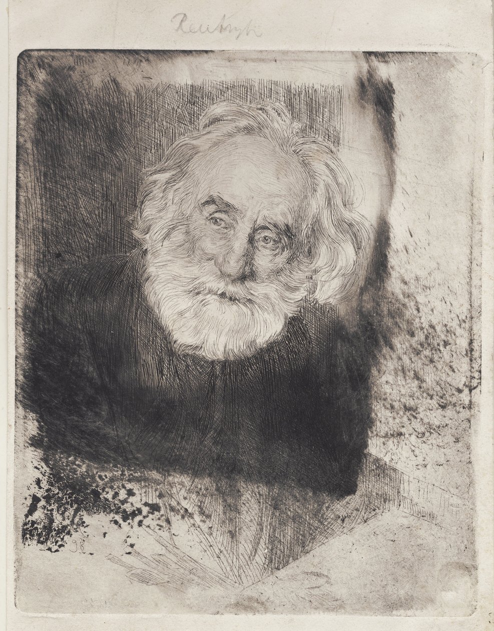 Portret van Vilhelm Kyhn door Peder Severin Krøyer