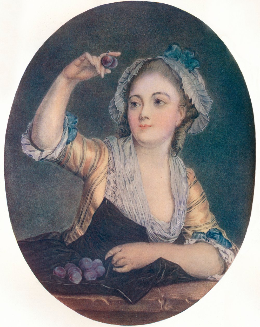 Les Prunes, 18e eeuw door P Davesne