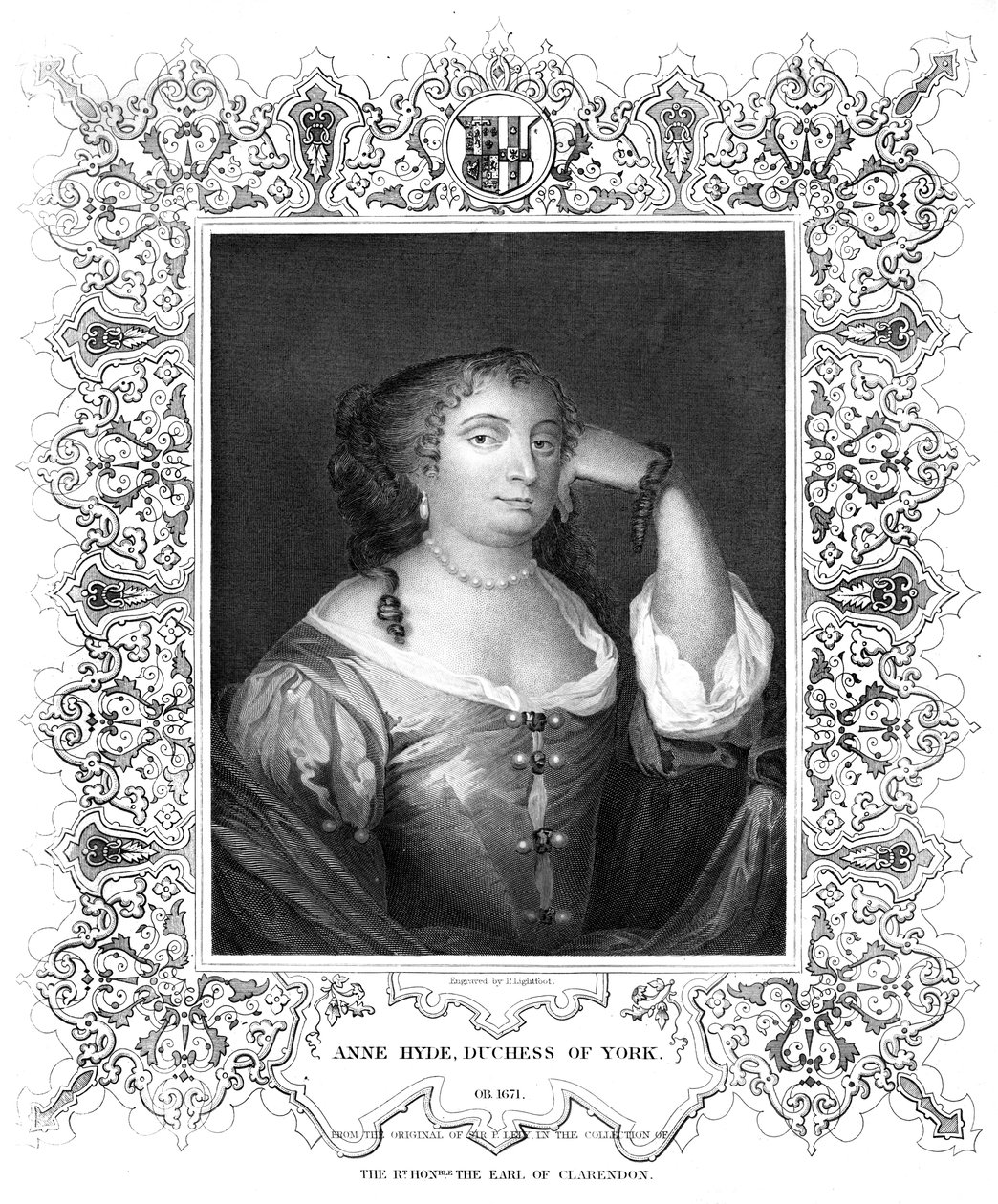 Anne Hyde, Hertogin van York door P. Lightfoot