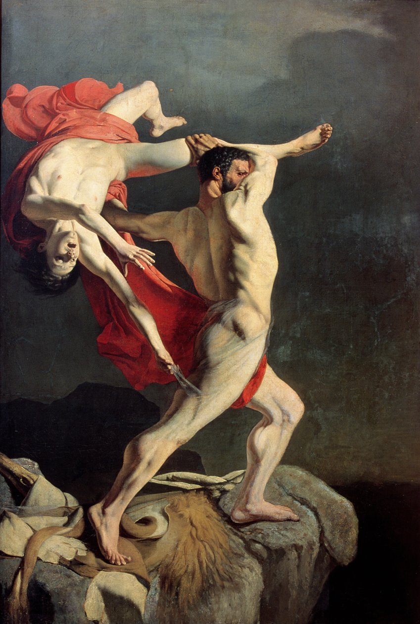 Hercules en Lichas door P. S. Sorokin
