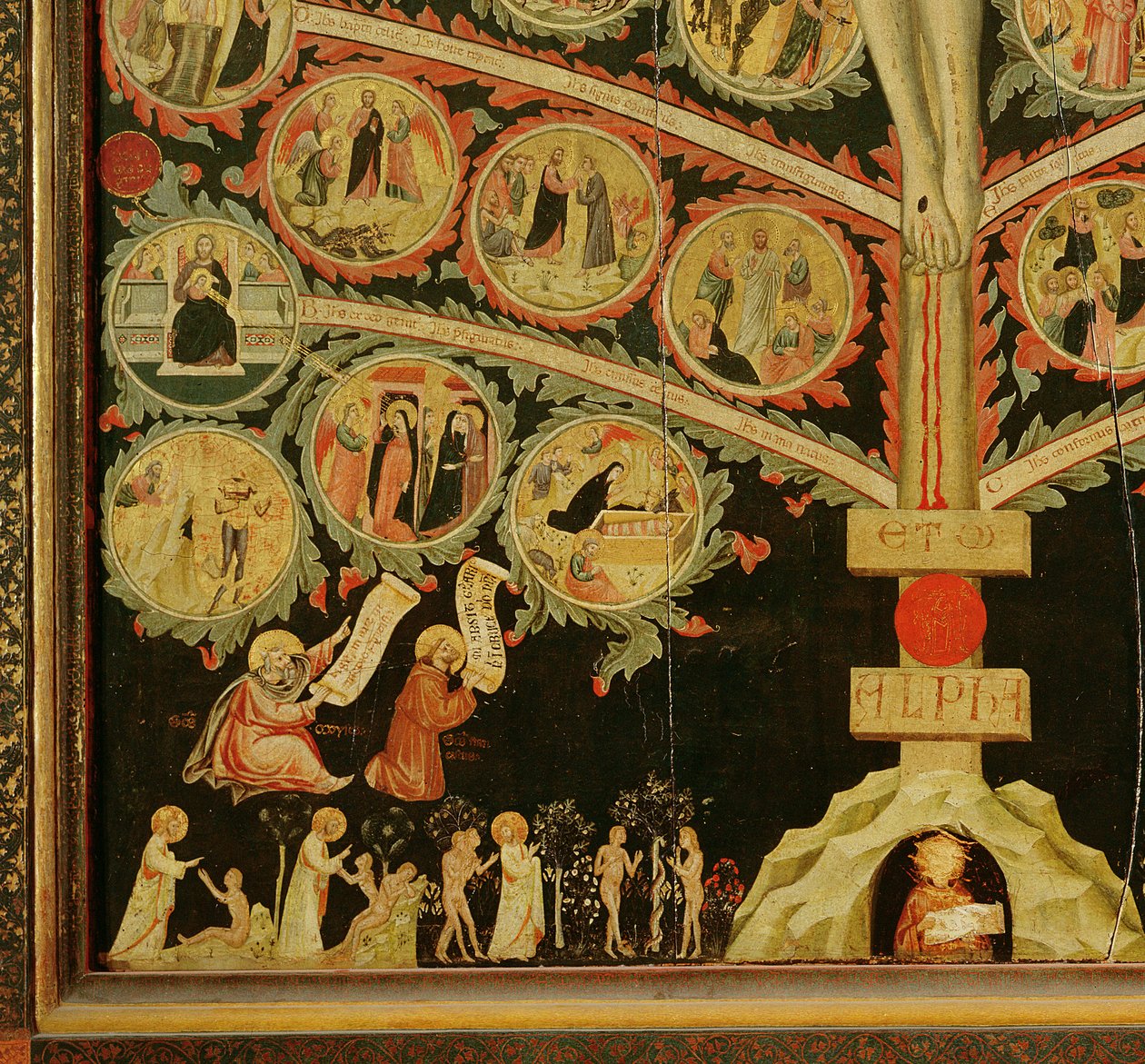De Boom des Levens, c.1310 door Pacino di Buonaguida