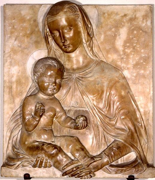 Madonna en Kind door Pagno di Lapo Portigiani