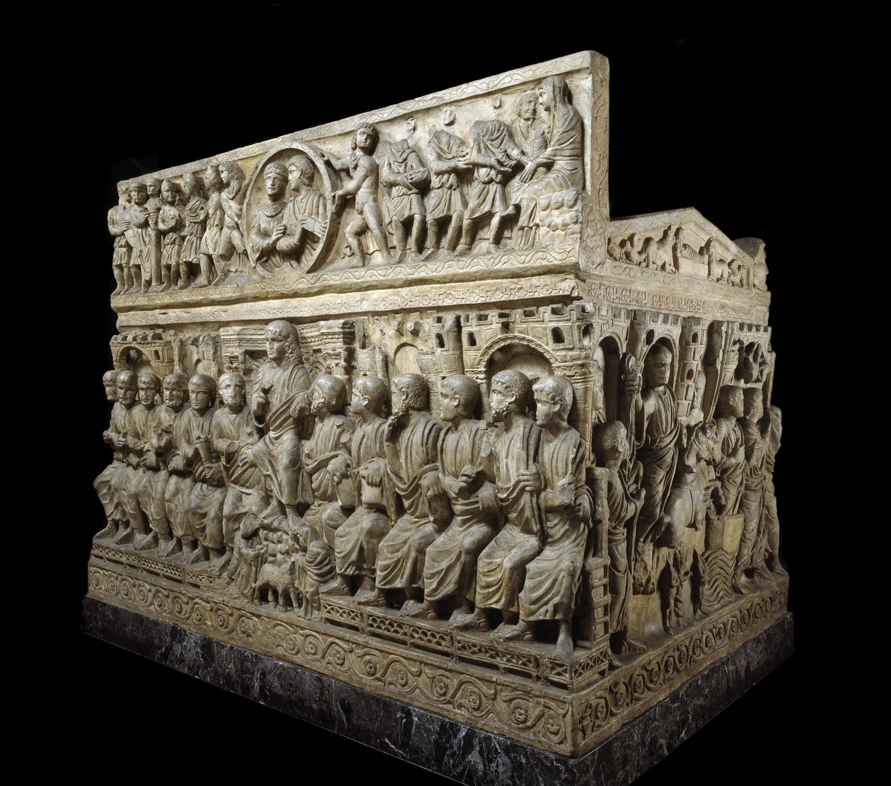 Sarcophagus van Flavius Stilicho, c.359-408 door Paleo Christian