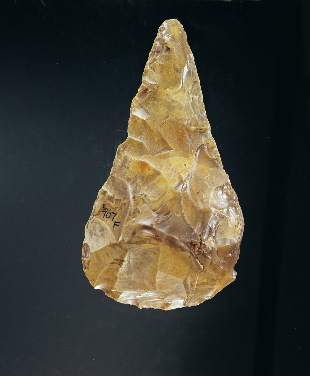 Acheulean handbijl door Paleolithic