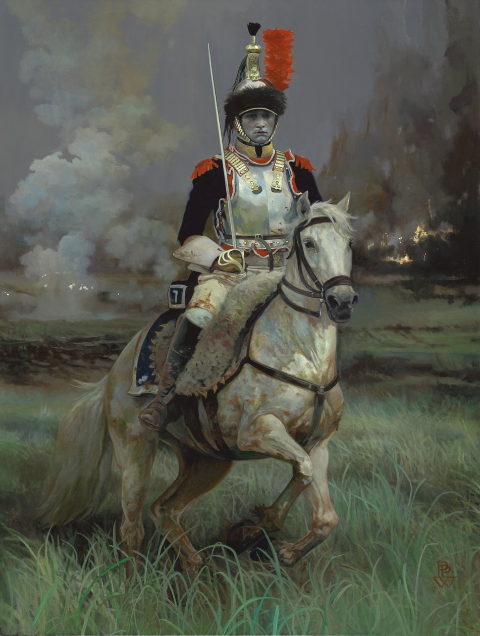 Cuirassier, 2016 (olieverf op doek) door Pamela Patrick White