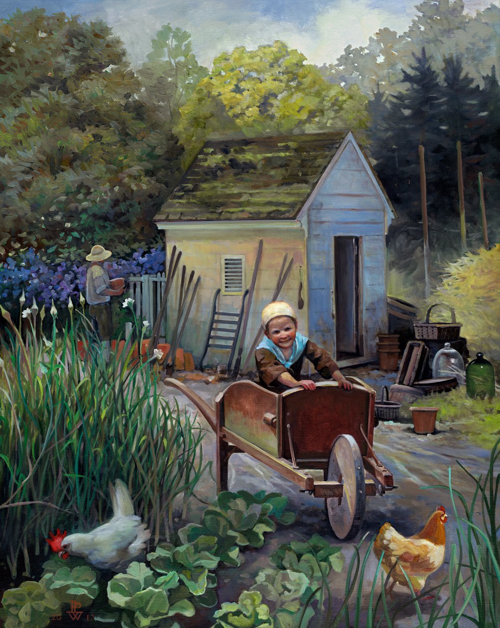 Vrijheid, 2011 (olieverf op doek) door Pamela Patrick White