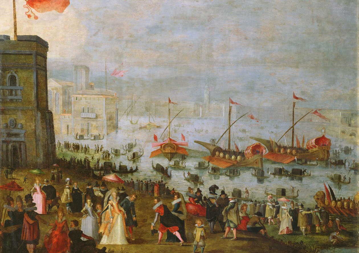 Een feest in Venetië door Paolo Fiammingo