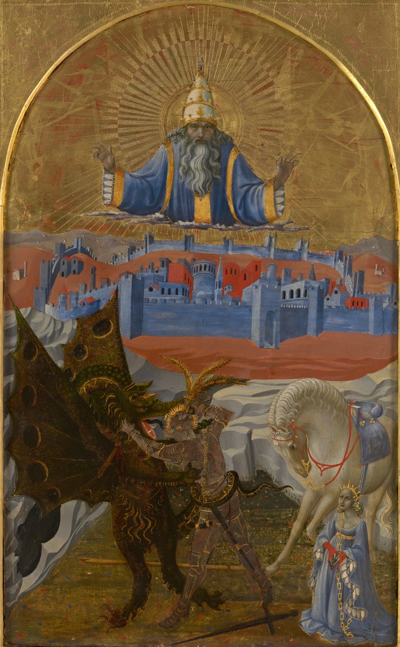 Sint Joris Doodt de Draak door Paolo Uccello