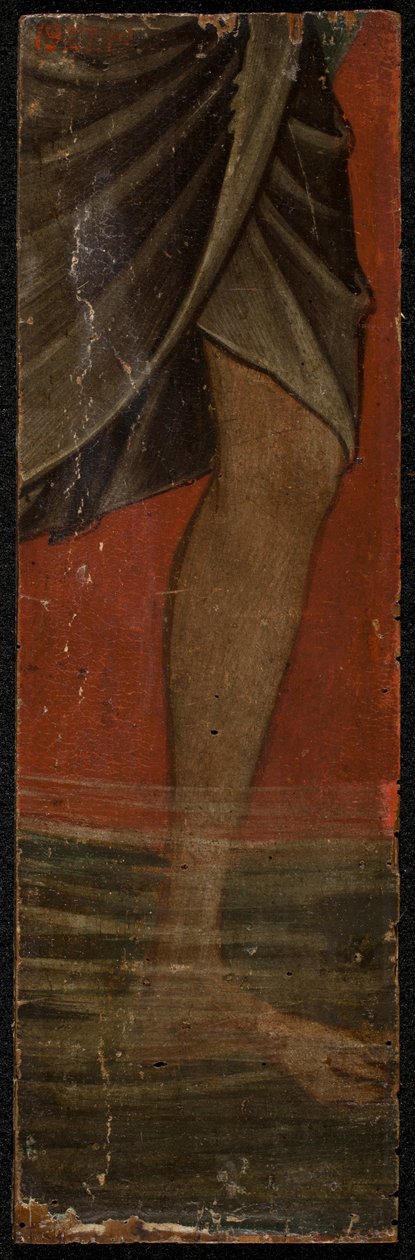 Sint Joris (achterkant van paneel) door Paolo Veneziano