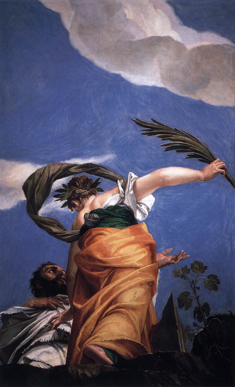 De triomf van de deugd over de ondeugd door Paolo Veronese