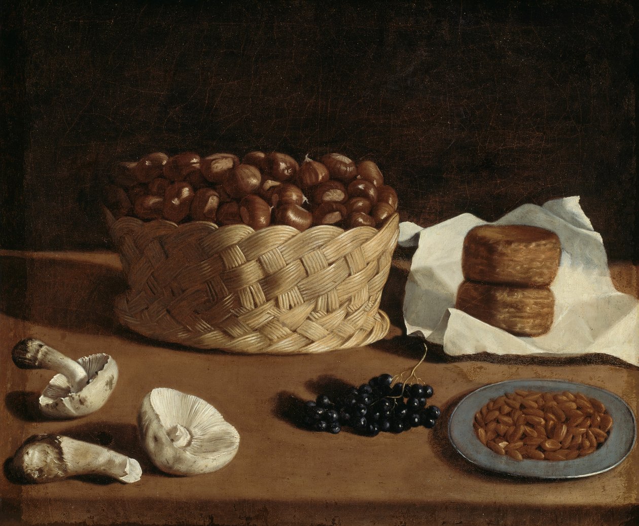 Keukenstilleven, c. 1640 door Paolo Antonio Barbieri