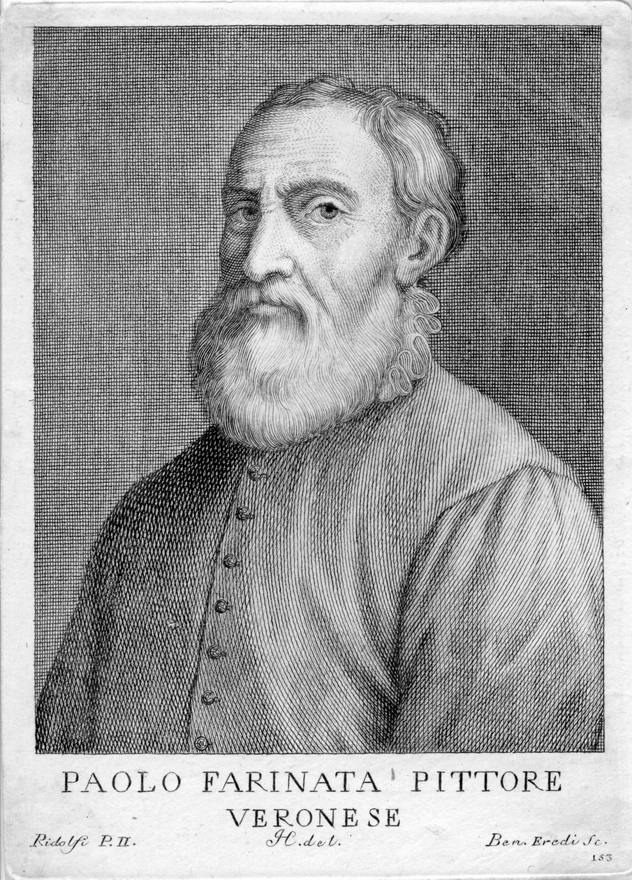 Portret (gegraveerd) door Paolo Farinata