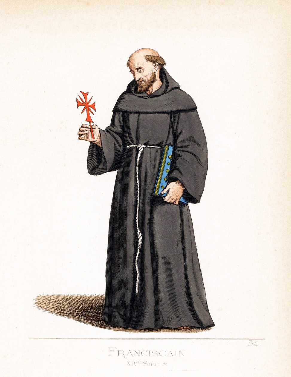 Geestelijk kostuum: een franciscaanse monnik door Paolo Mercuri