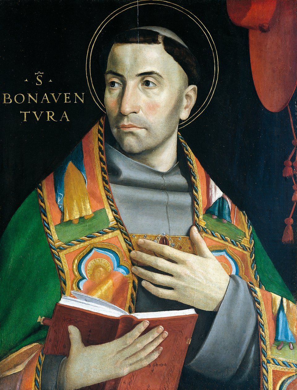 St. Bonaventura (1221-74) door Paolo Morando Cavazzola