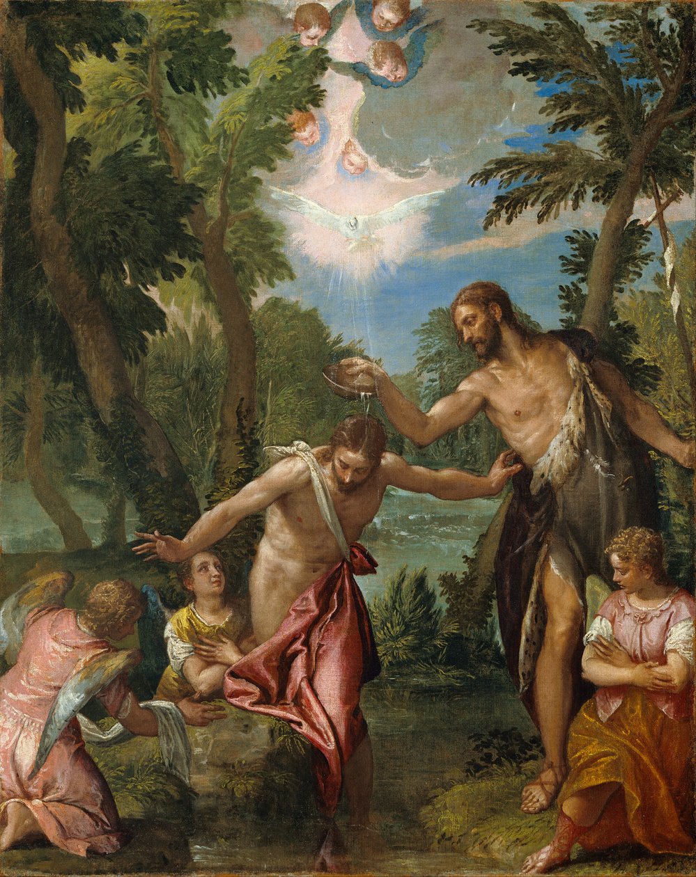 De doop van Christus door Paolo Veronese