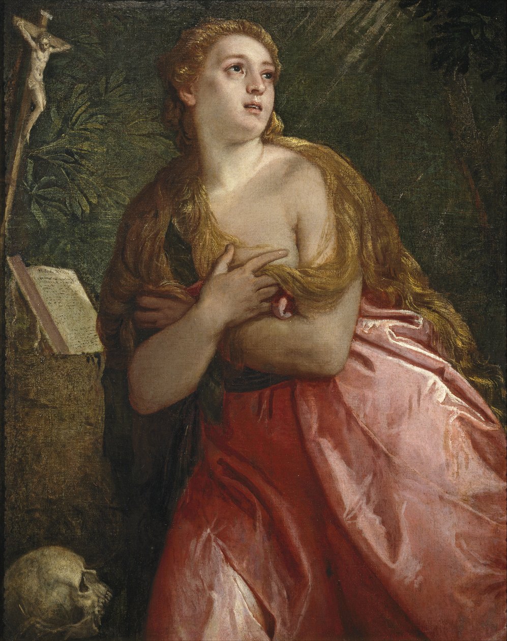 De Berouwvolle Maria Magdalena door Paolo Veronese