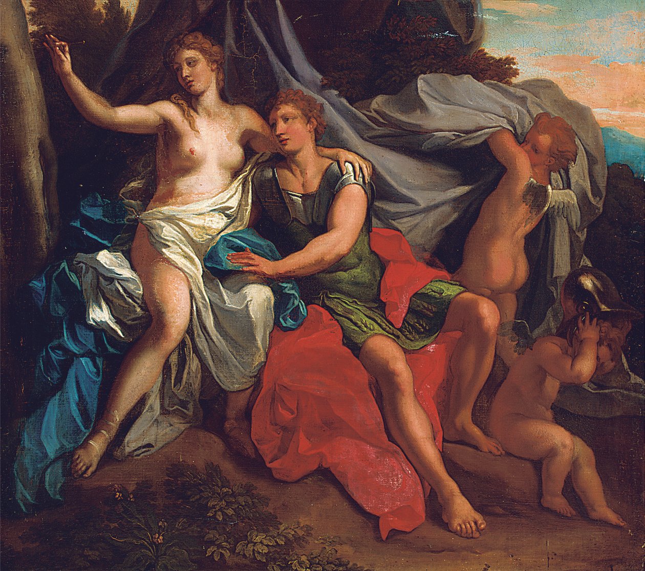 Angelica en Medoro door Paolo de Matteis
