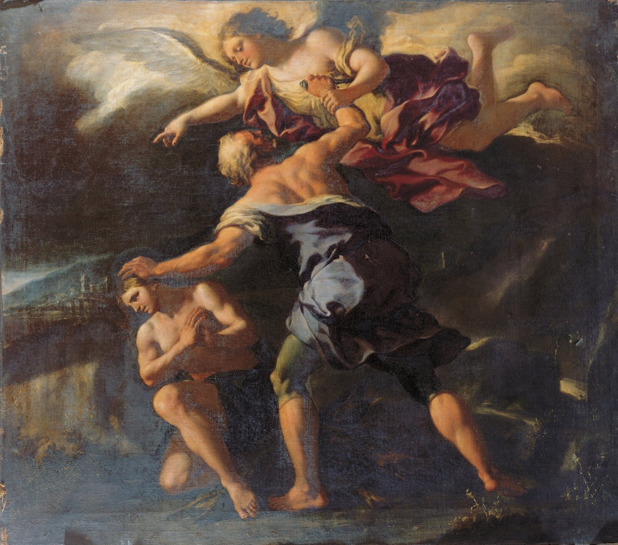 Het Offer van Isaac door Paolo di Matteis
