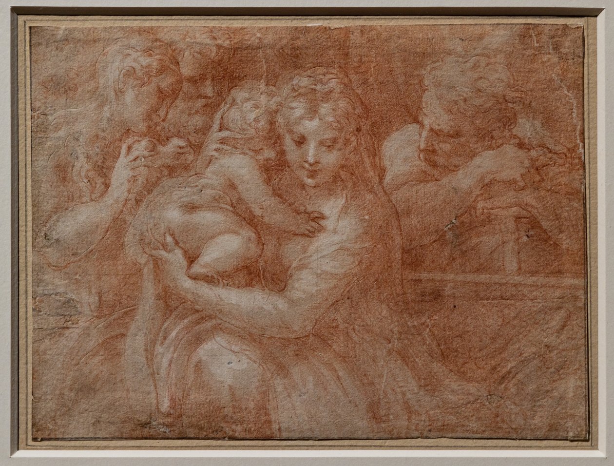 Heilige Familie met Twee Heiligen door Parmigianino (1503 40)