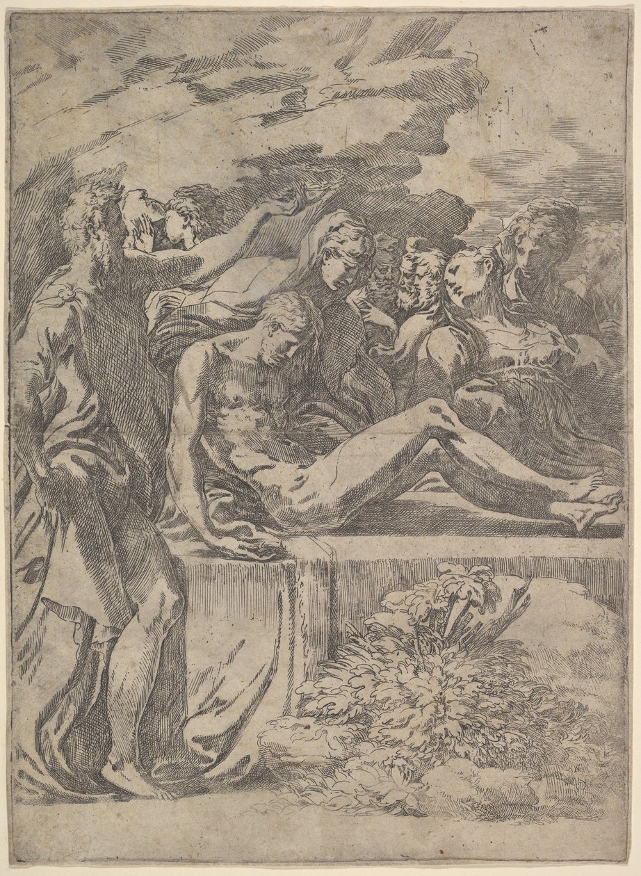 Graflegging door Parmigianino