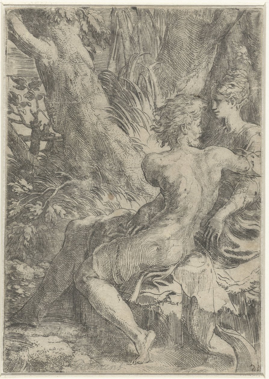 Liefdespaar door Parmigianino