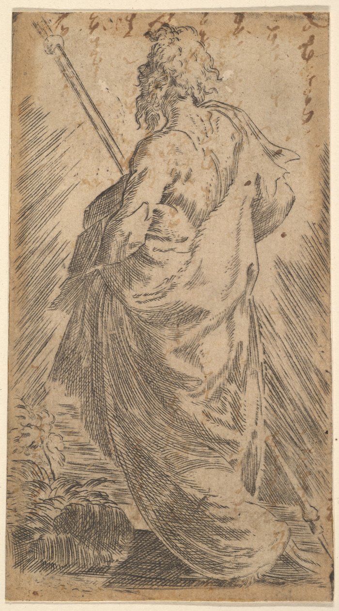 Sint Jacobus Major, begin 16e eeuw door Parmigianino