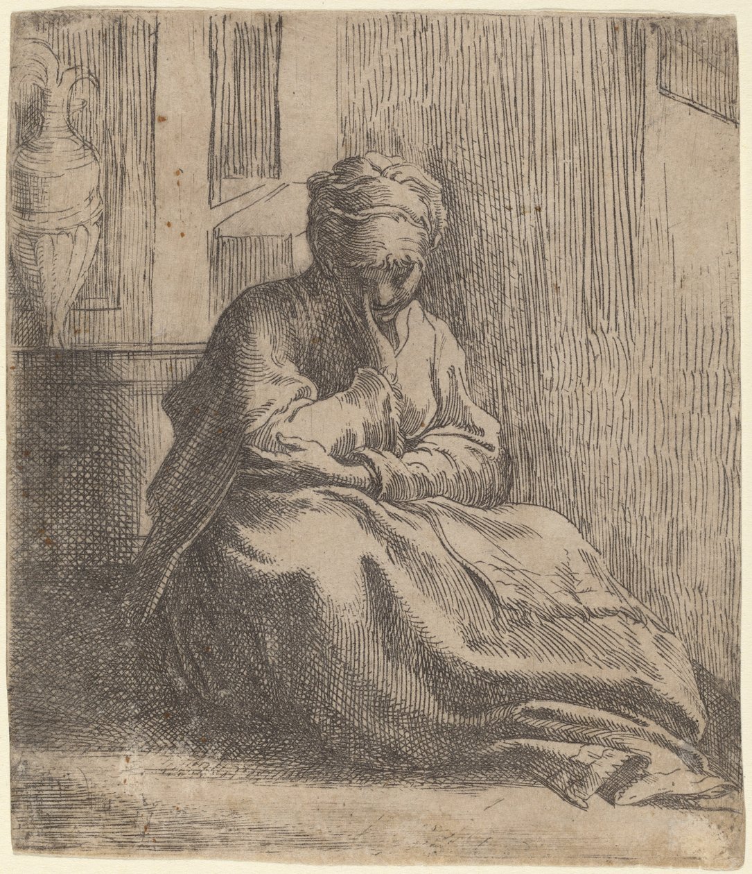 Sint Thaïs door Parmigianino
