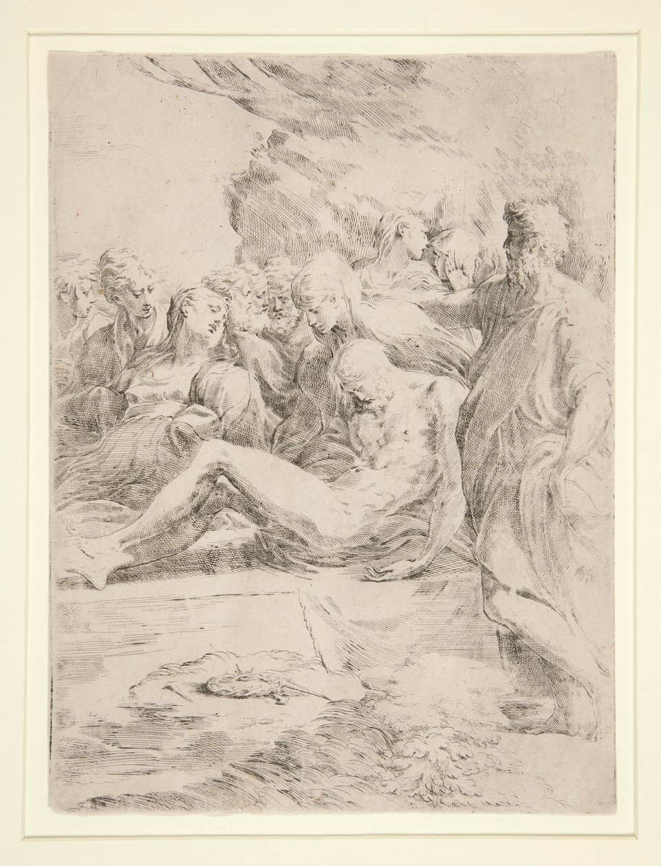De Graflegging door Parmigianino