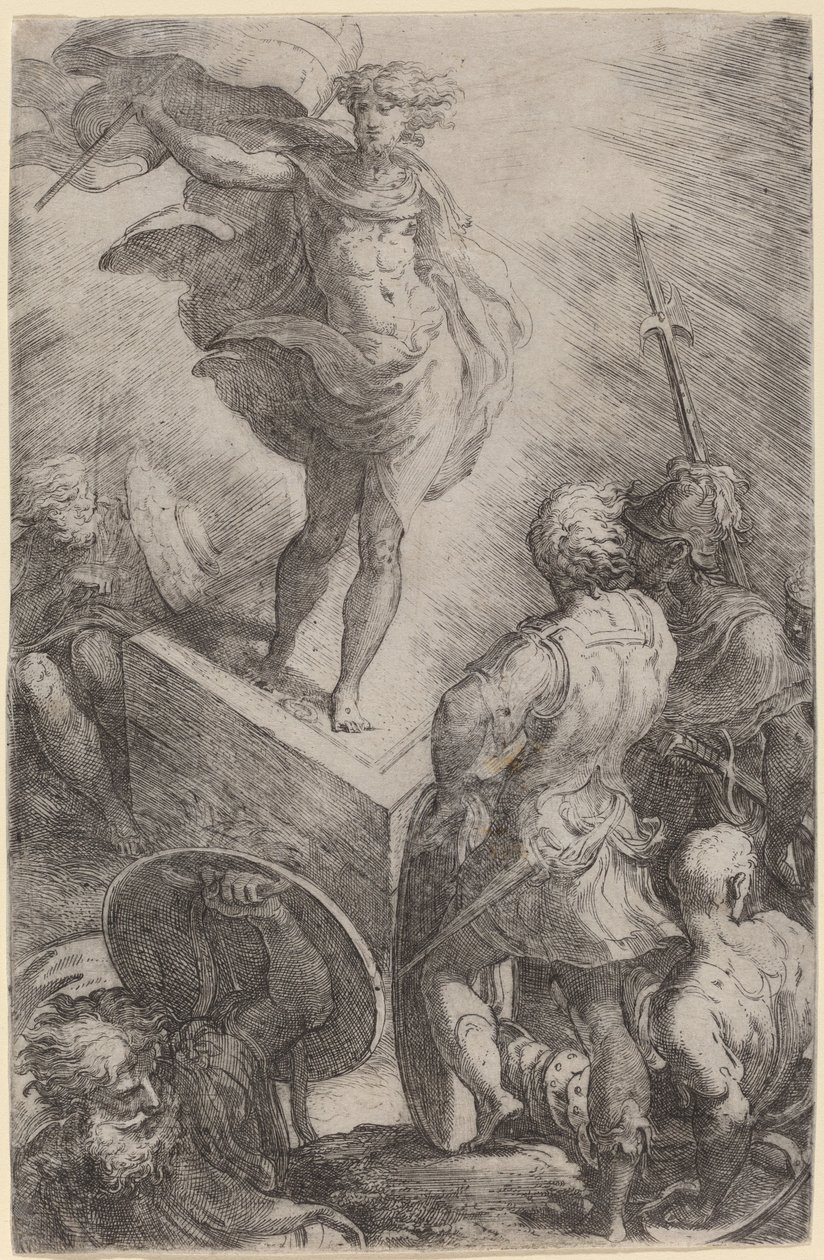 De Opstanding van Christus door Parmigianino