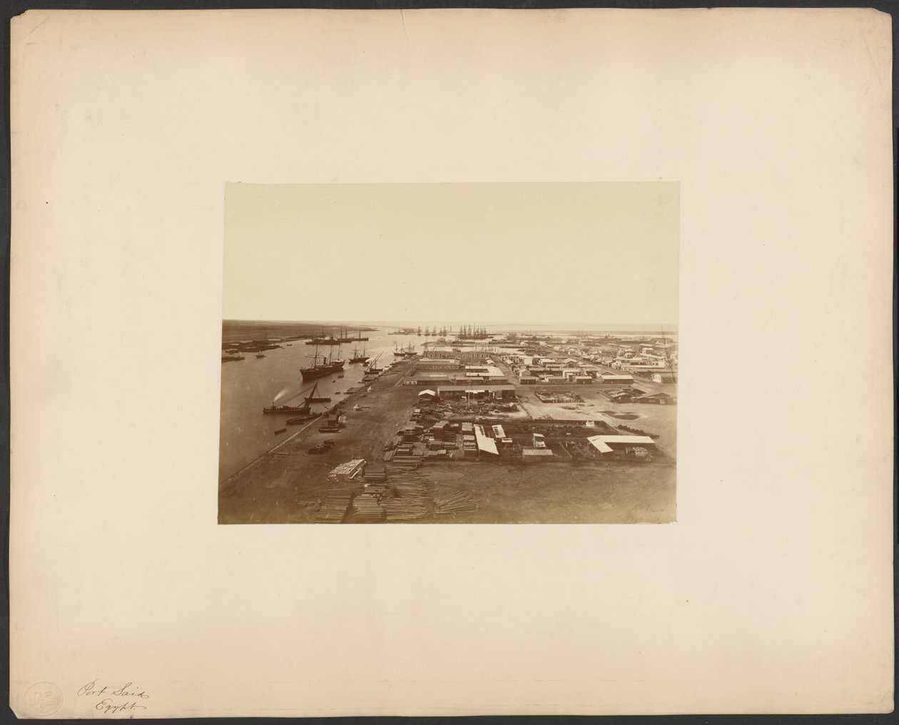 [Port Said, Egypte]. door Pascal Sébah