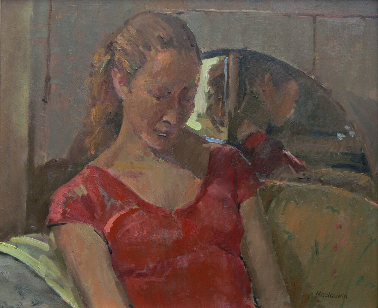 Bij de oude spiegel, 2009 door Pat Maclaurin