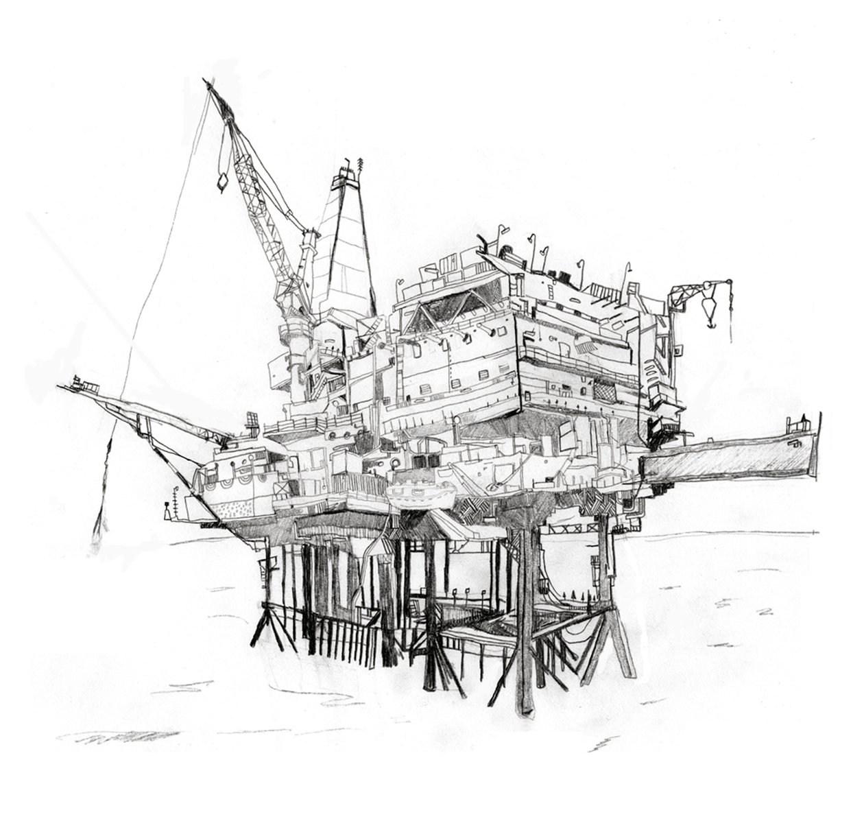 Tuig, 2012 (potlood) door Pat Macdonald