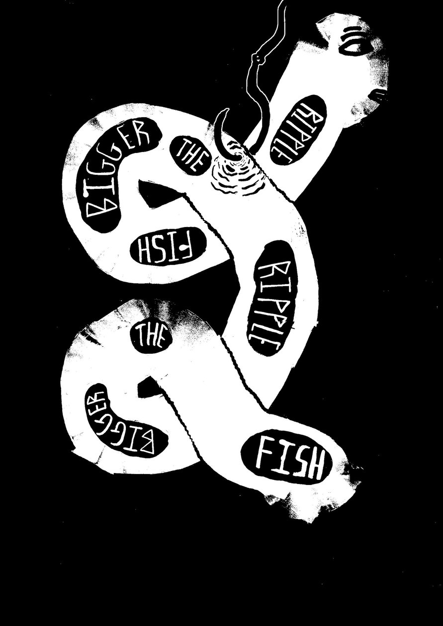 Worm, 2014 (inkt) door Pat Macdonald