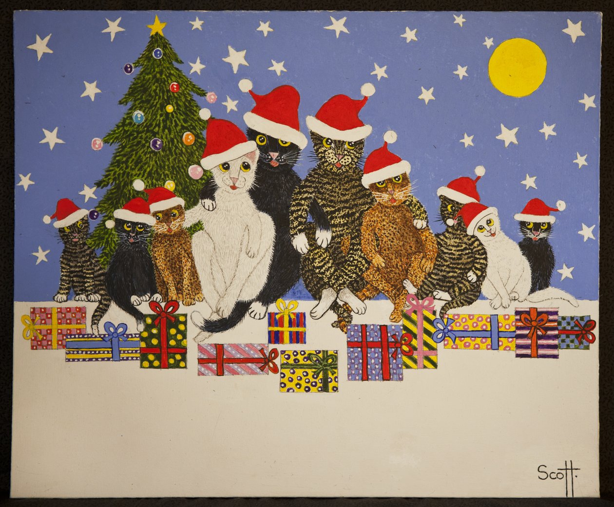 Kerstkrakers, 2016 door Pat Scott
