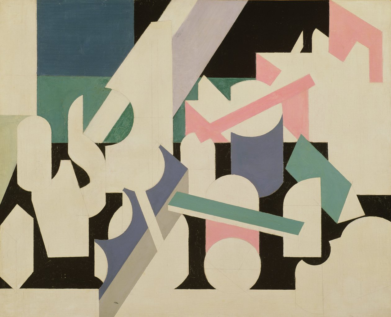 Vormen, c.1920-21 door Patrick Henry Bruce