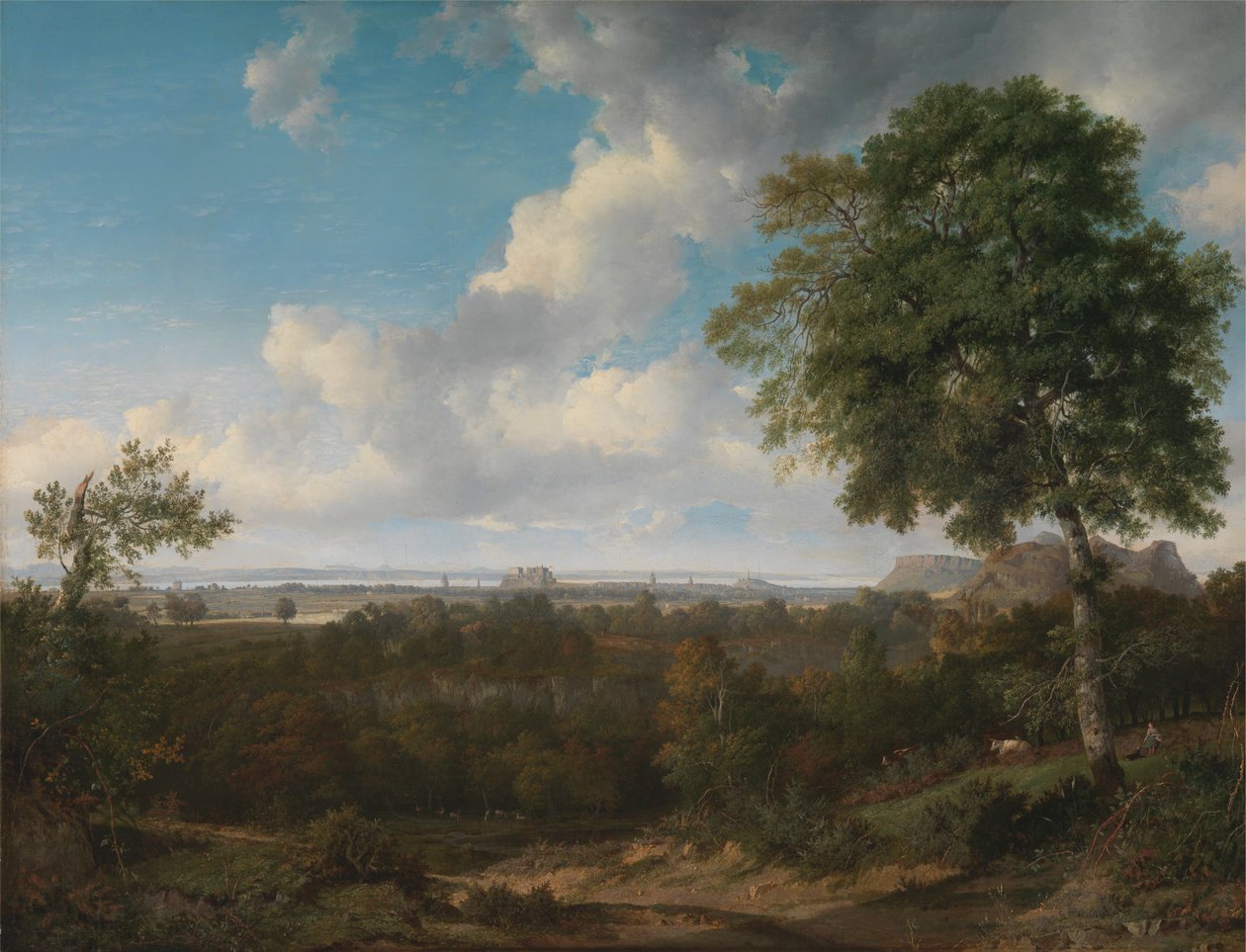 Edinburgh vanaf de Braids door Patrick Nasmyth