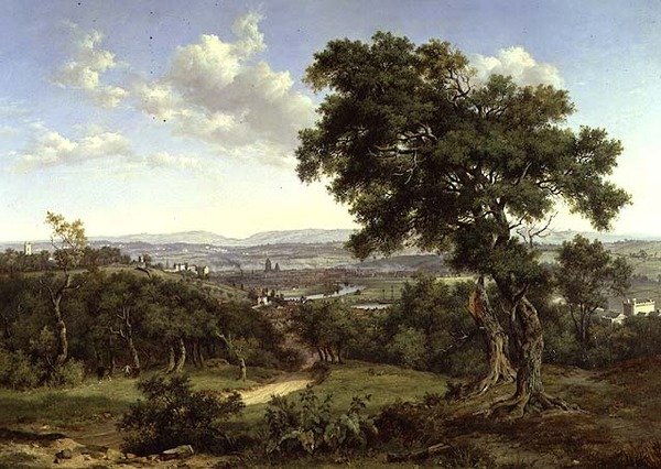 Uitzicht op Bristol door Patrick Nasmyth