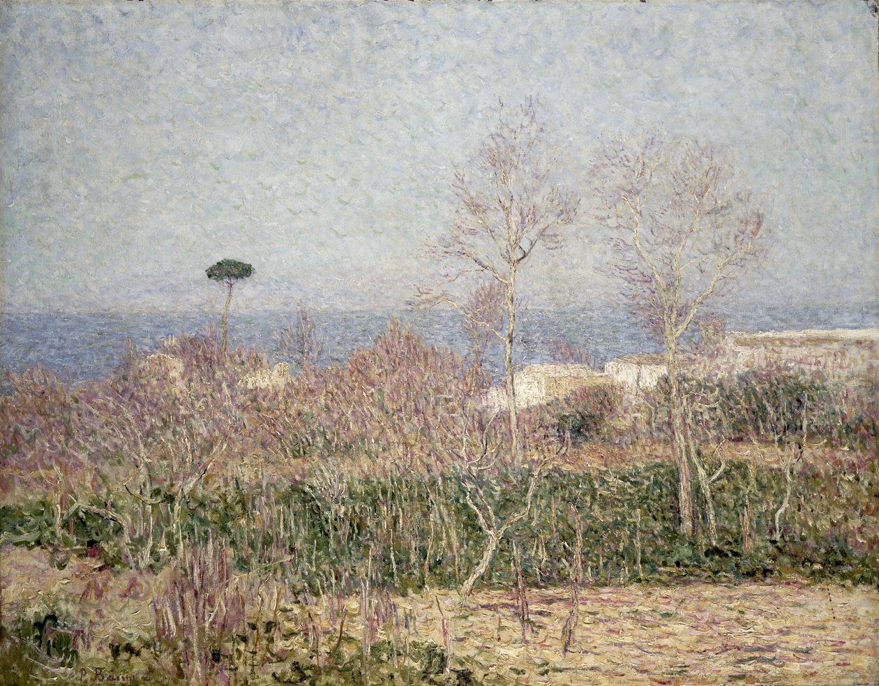 Een kustlandschap op Capri, 1899 door Paul Baum