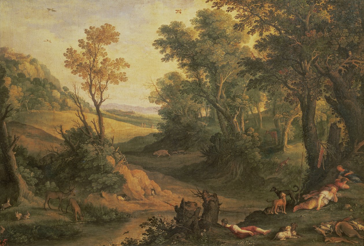 Italiaans landschap door Paul Bril