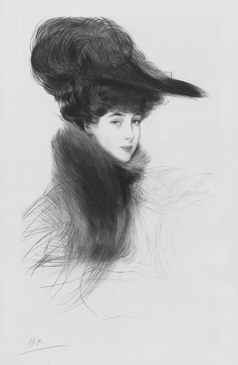 De hertogin van Marlborough, Consuelo Vanderbilt door Paul Cesar Helleu