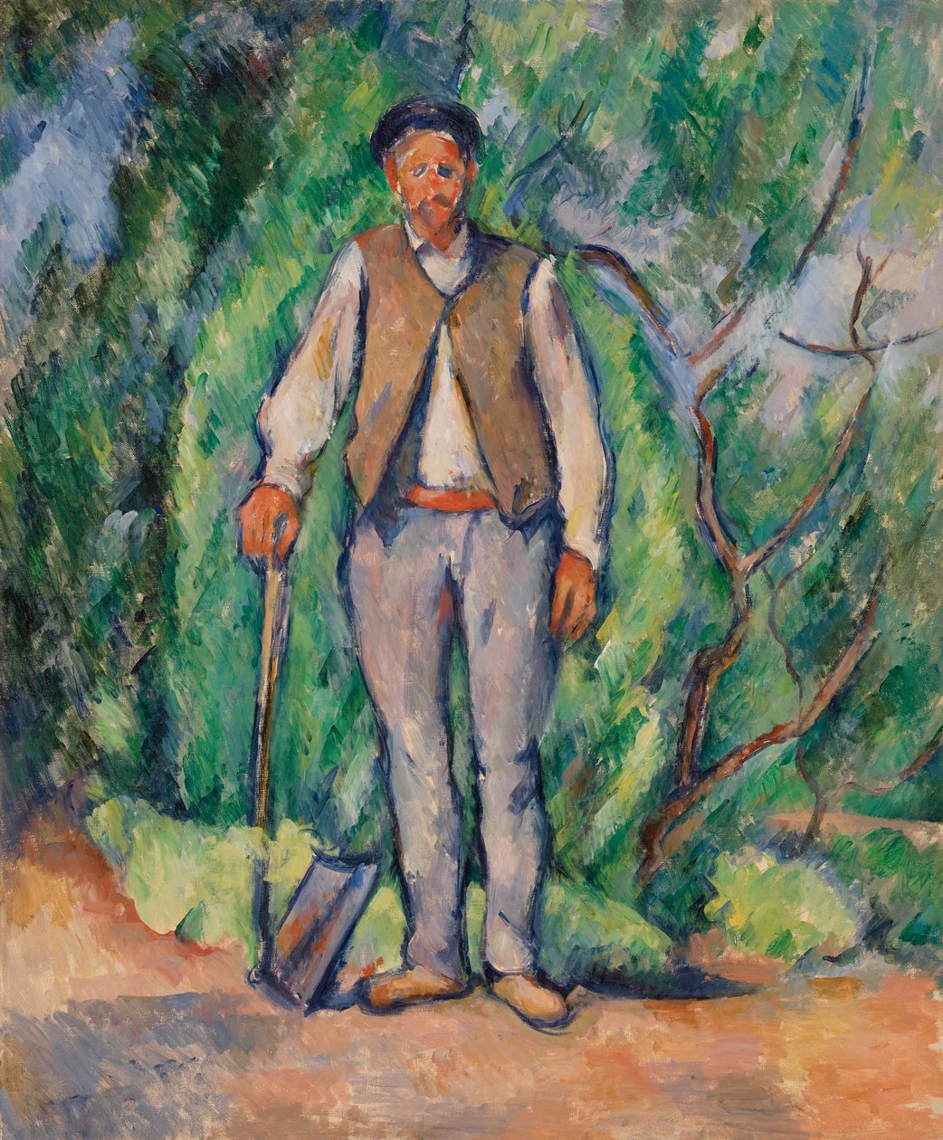 Tuinman (Le Jardinier) door Paul Cézanne