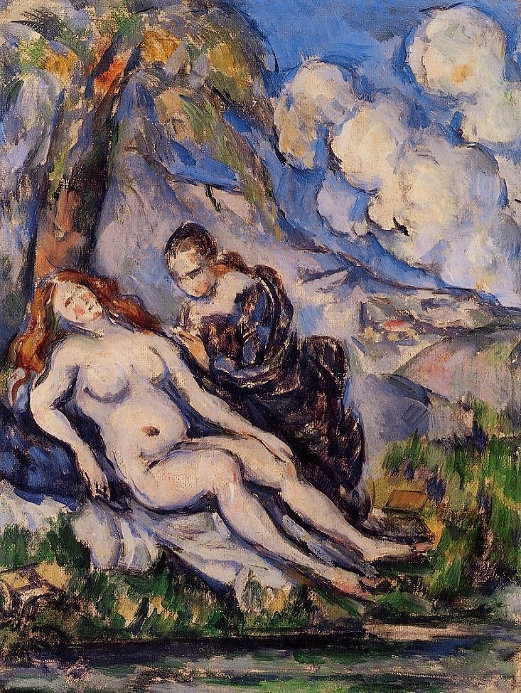 Bathseba door Paul Cézanne