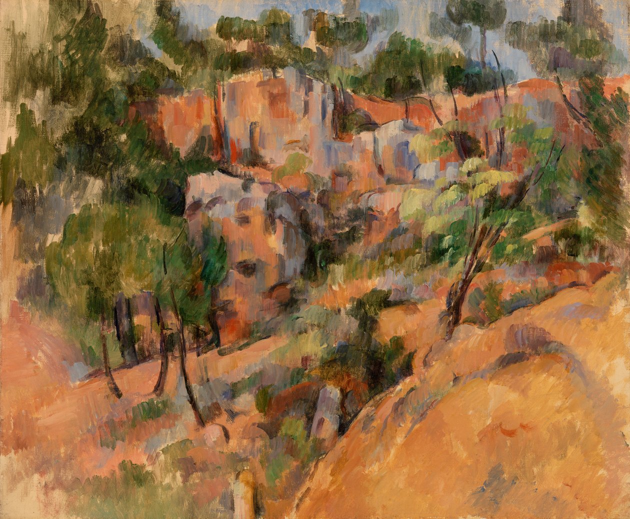 Bibemus, 1894-95 door Paul Cézanne