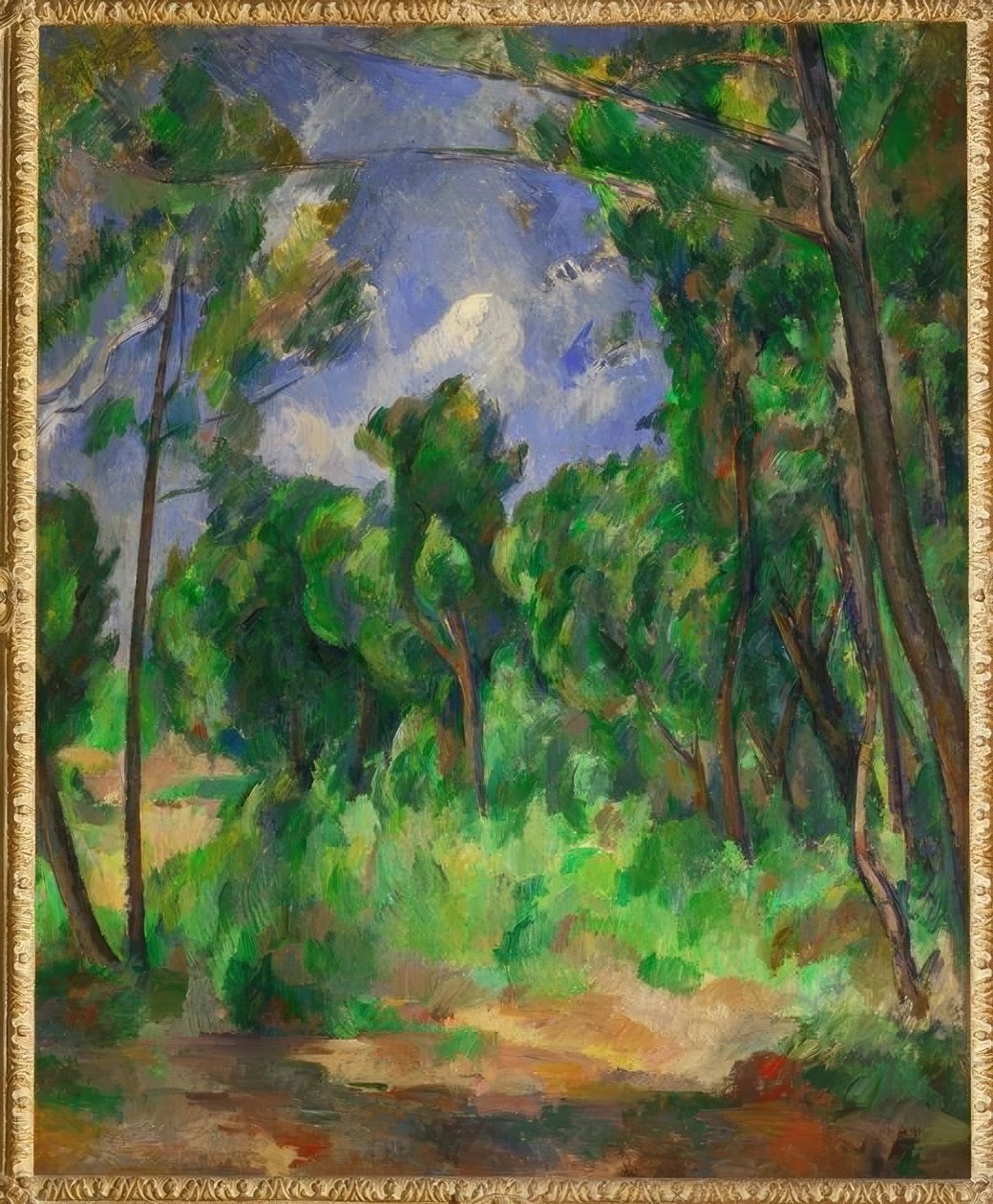 Open plek door Paul Cézanne