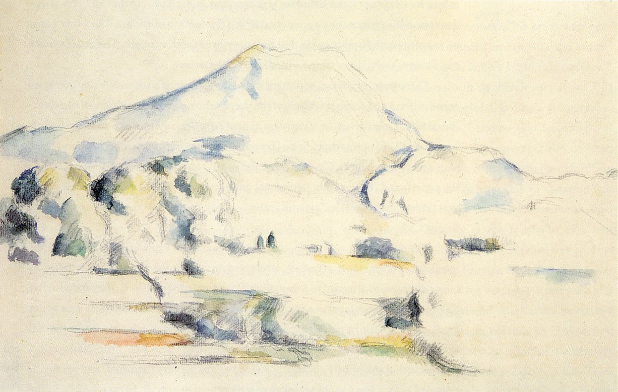 Mont Sainte-Victoire door Paul Cézanne