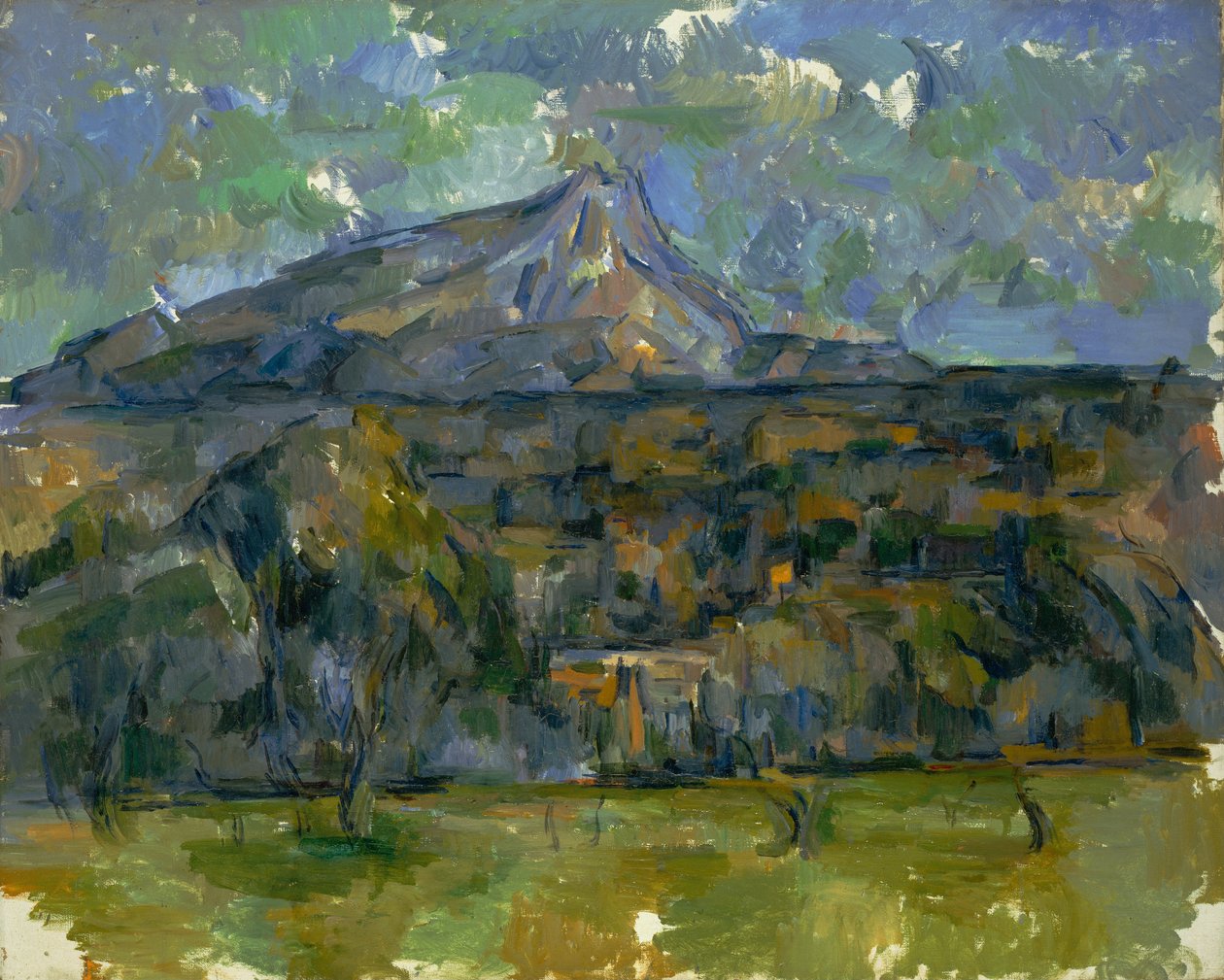 Mont Sainte-Victoire door Paul Cézanne