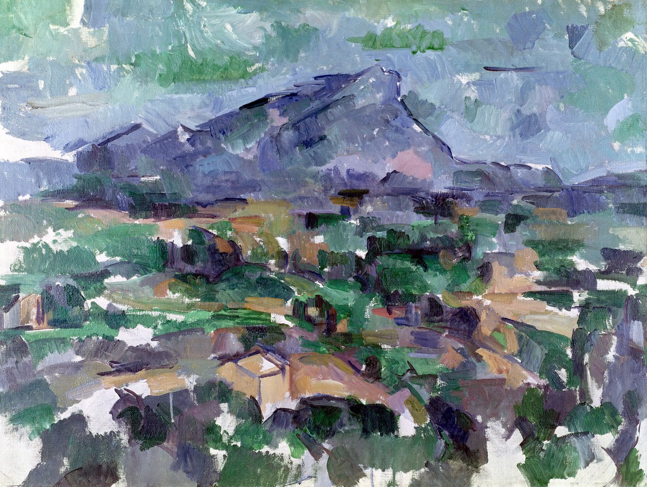 Montagne Sainte-Victoire, 1904-06 door Paul Cézanne
