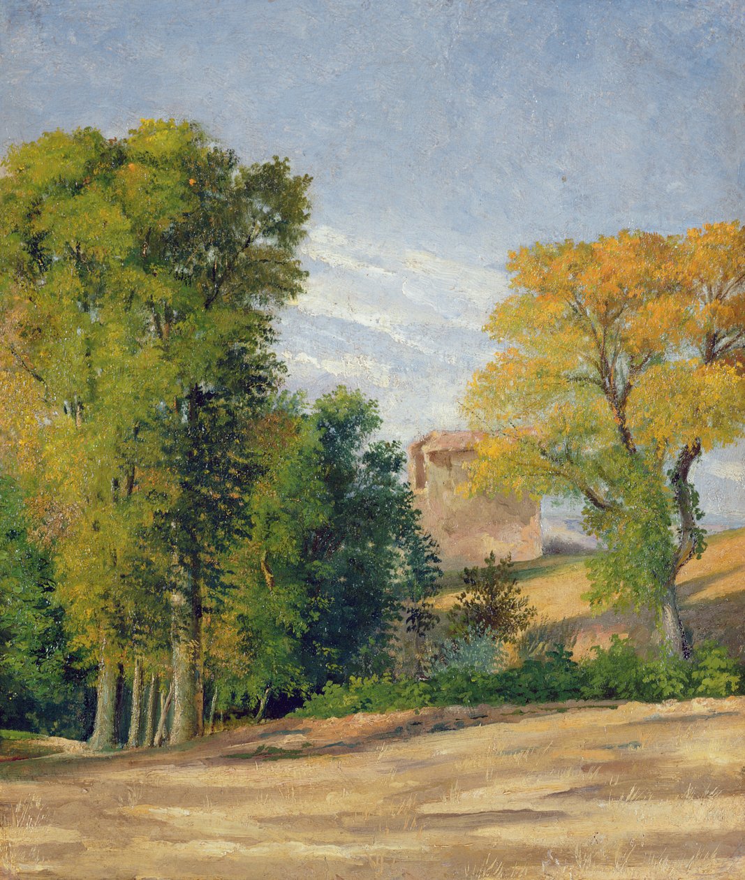 Landschap door Paul Cézanne