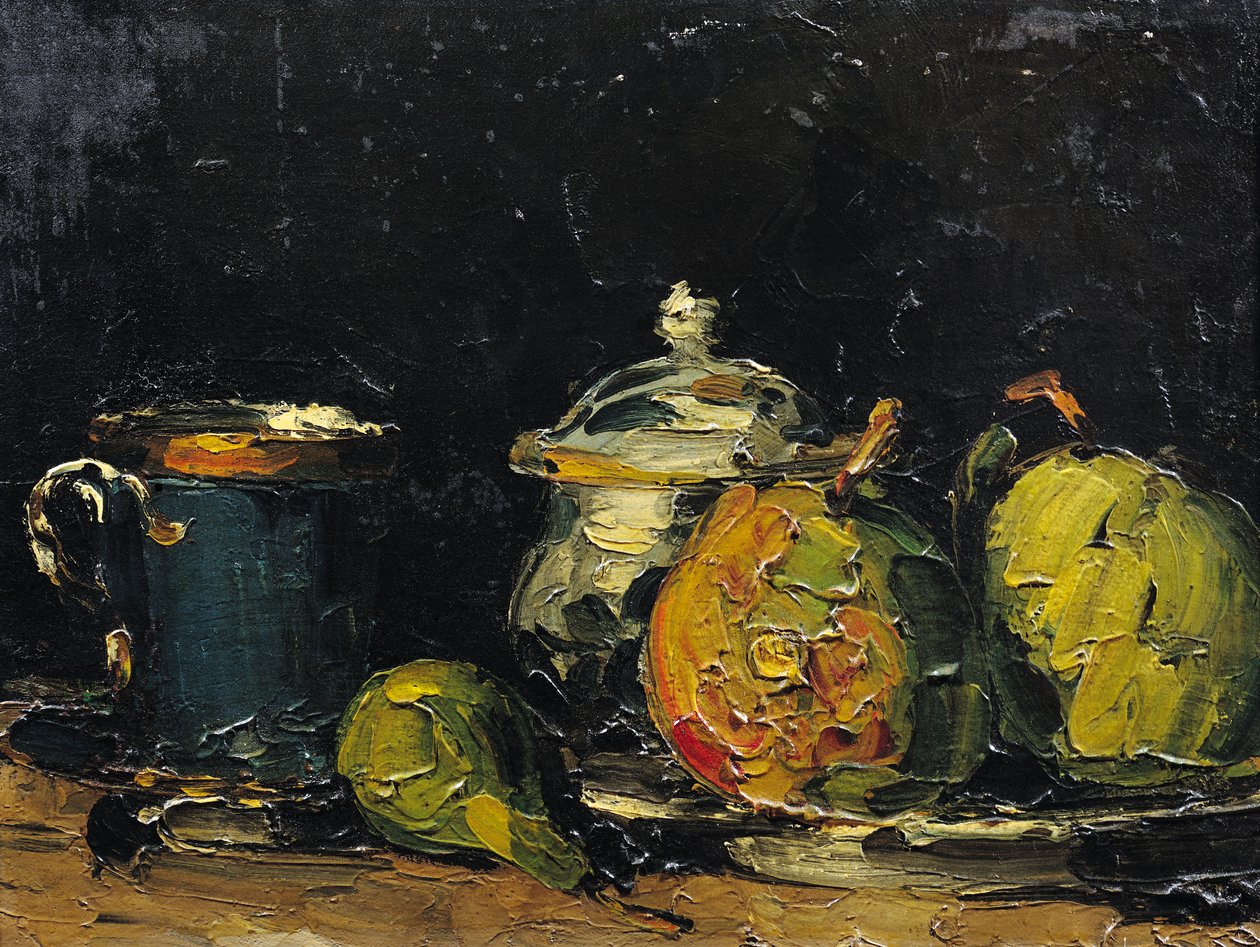 Stilleven, c.1865 door Paul Cézanne